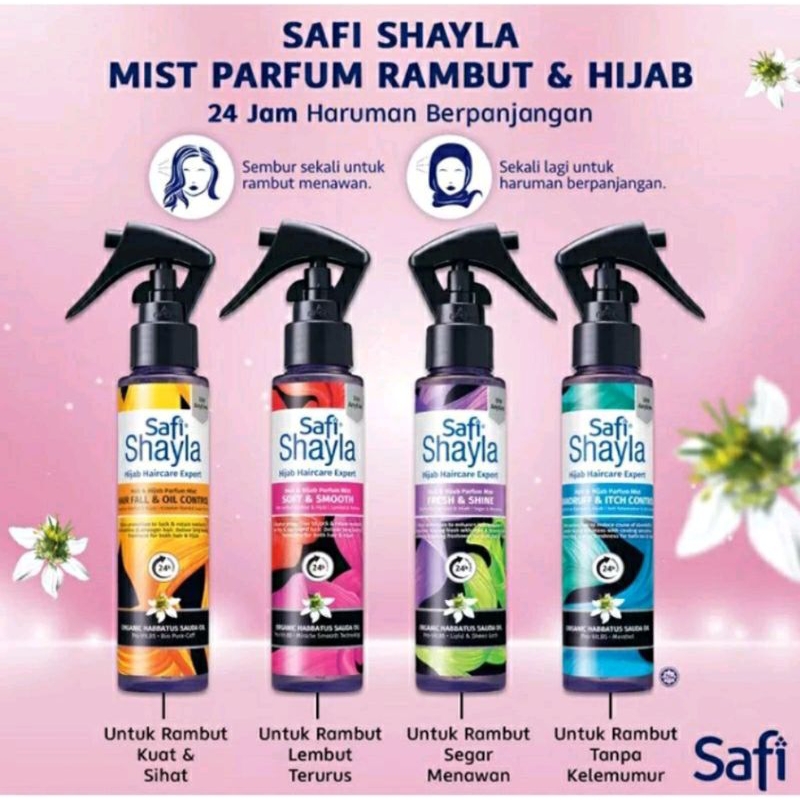 SAFI SHAYLA PERFUME HAIR & HIJAB SPRAY MIST 50ML | Shopee Malaysia