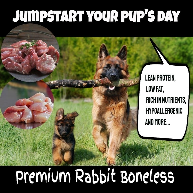 1KG-Rabbit Meat Boneless for Dog 🐕 and Cat food 🐕🦮🐕‍🦺🐈🐈‍⬛ -Fresh Raw ...