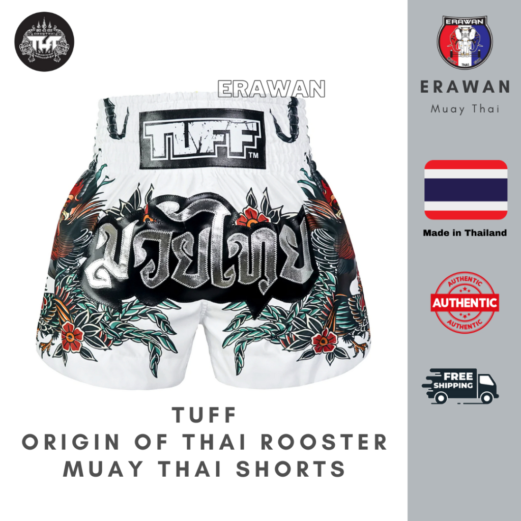 Muay Thai Shorts / Boxing Trunks Thailand TUFF (677 Origin of Thai ...
