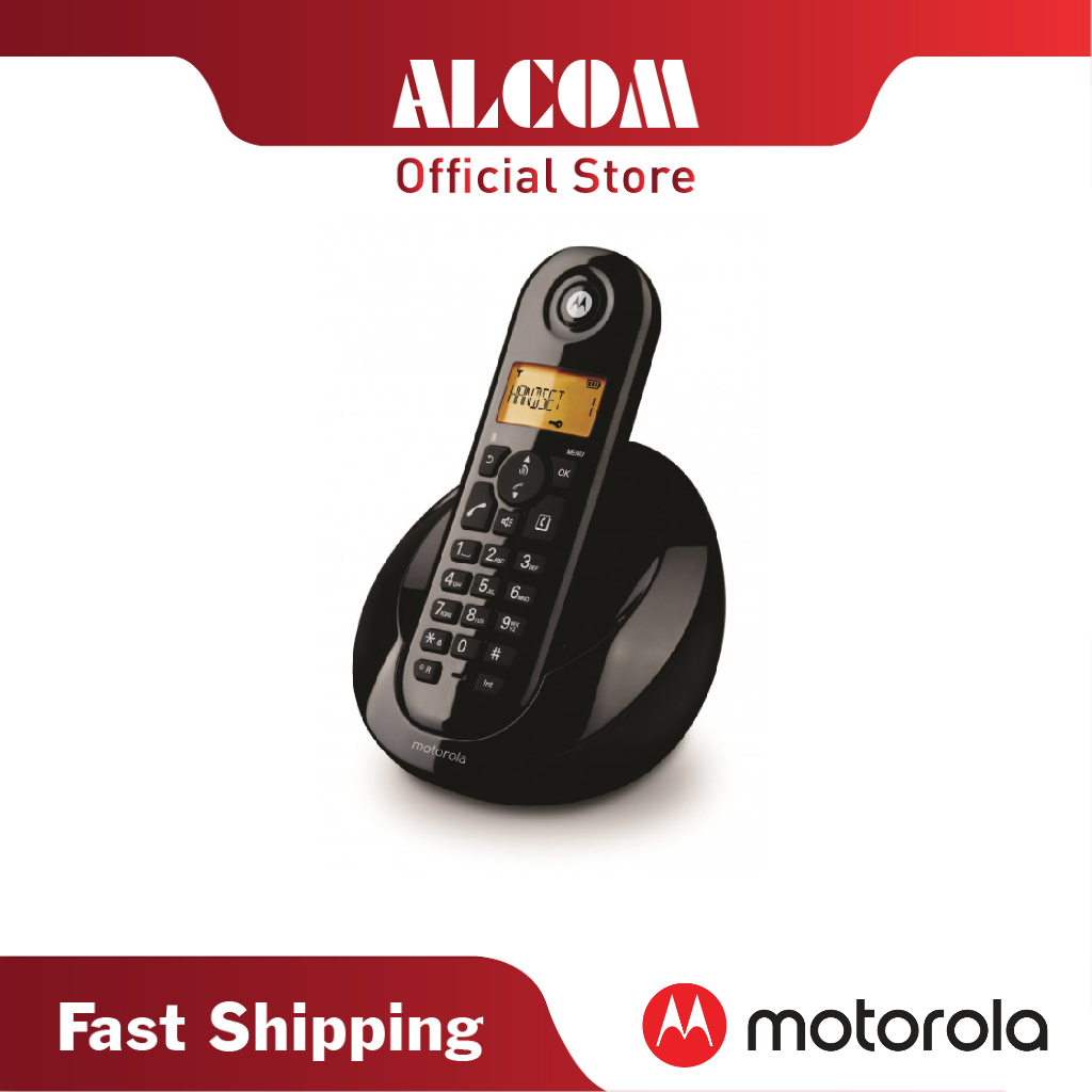 MOTOROLA C601 Cordless Phone Home Office TM Unifi Landline Speaker