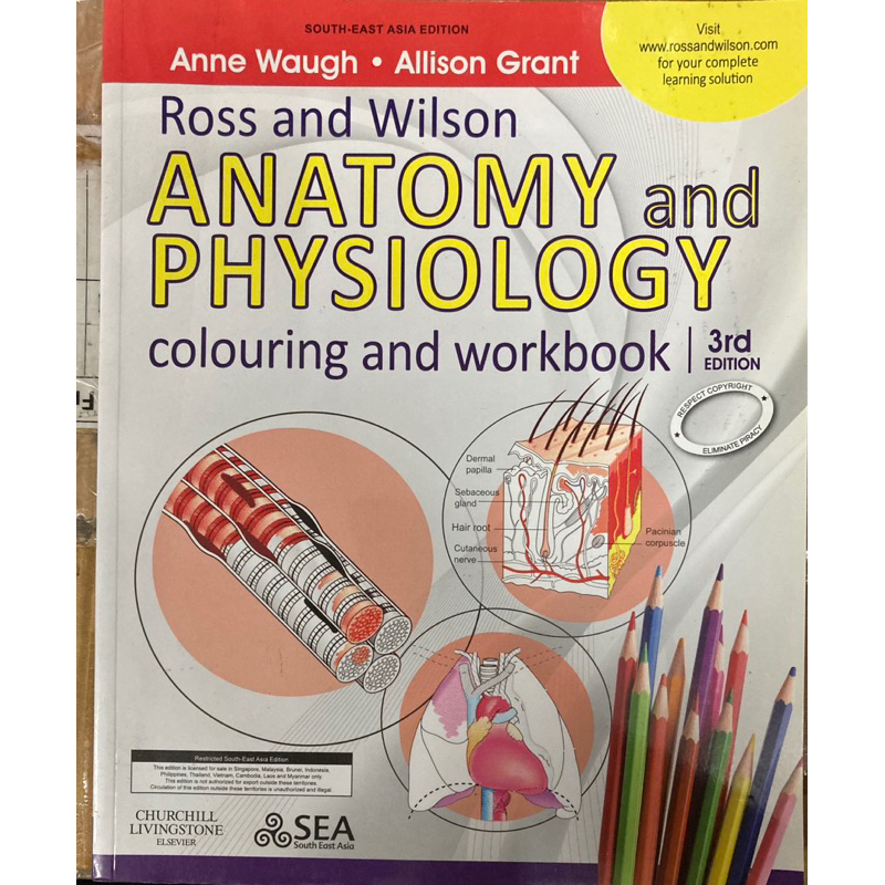 Ross And Wilson Anatomy And Physiology Colouring And Workbook Shopee Malaysia 0542