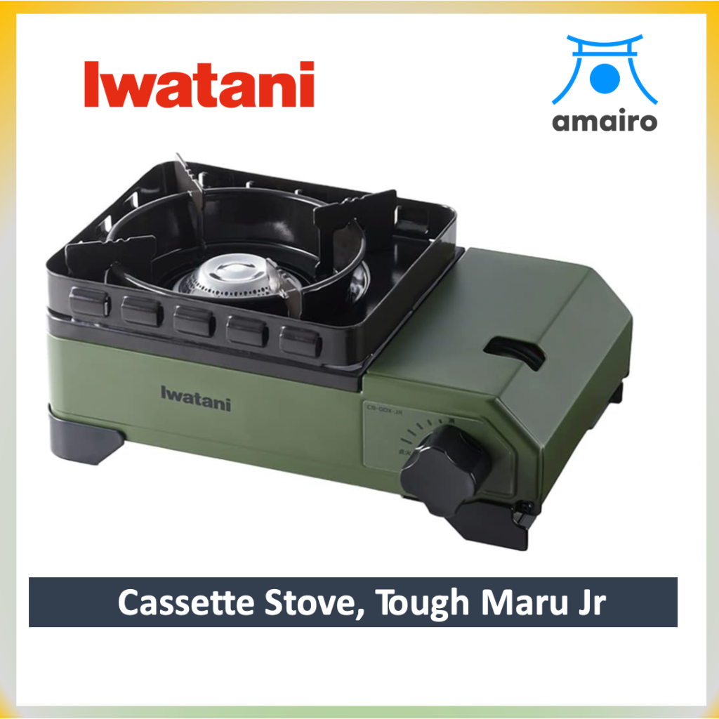 Iwatani Body Steel Plate, Cassette Stove, Tough Maru Jr. Made in Japan
