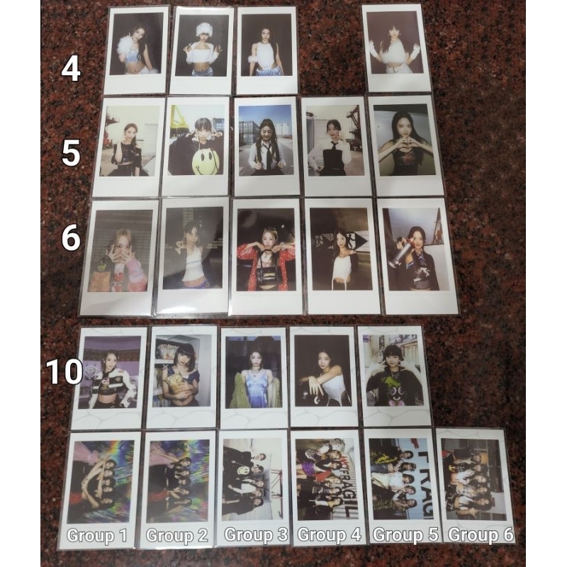 LE SSERAFIM Antifragile Instant Photo Polaroud Lesserafim Ssera