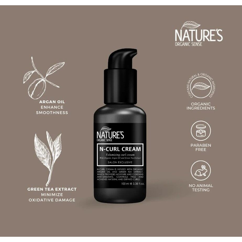 Nature's Organic Sense NCurl Cream ( 100 ml ) Shopee Malaysia