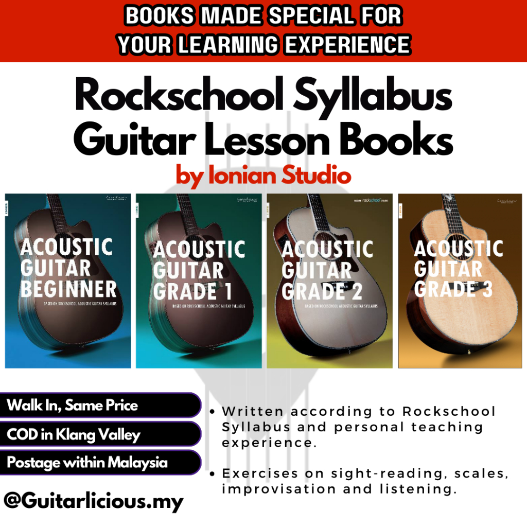 Acoustic Guitar Book Ionian Studio From Beginner to Grade 3 / Music