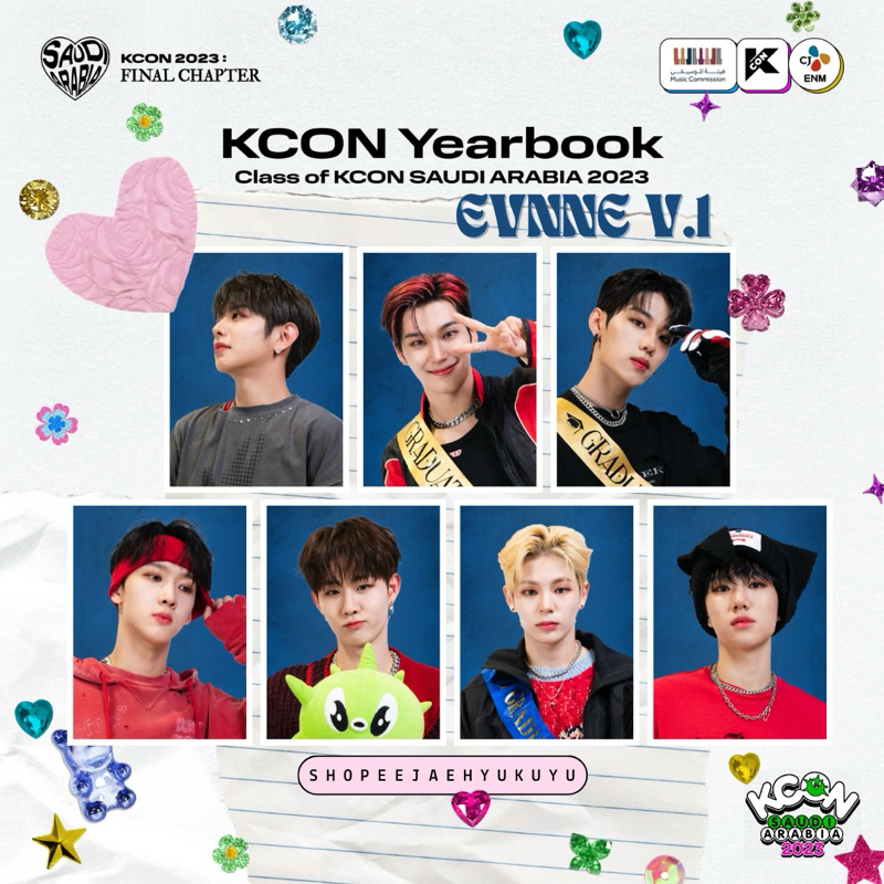 KCON YEARBOOK 2023 ID Photo Set : Class of KCON SAUDI ARABIA