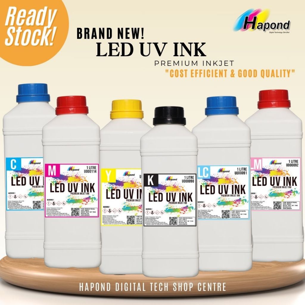 READY STOCK INK!!! Hapond UV INK (KONICA/Ricoh/Spectra) | Shopee Malaysia