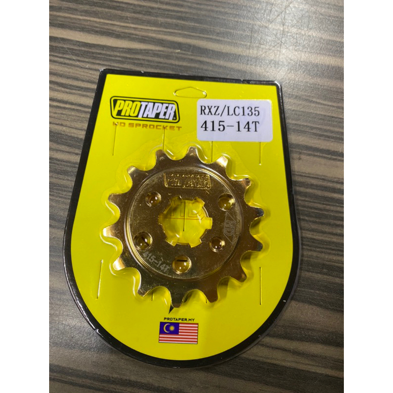 415 Front Depan Sprocket 5 Hole Lobang Protaper Chrome Gold Cp1 Y15zr 