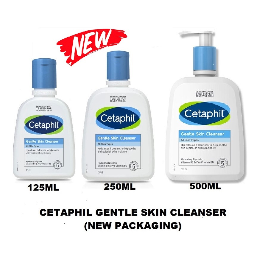 Cetaphil Gentle Skin Cleanser 125ml 250ml 500ml Shopee Malaysia 