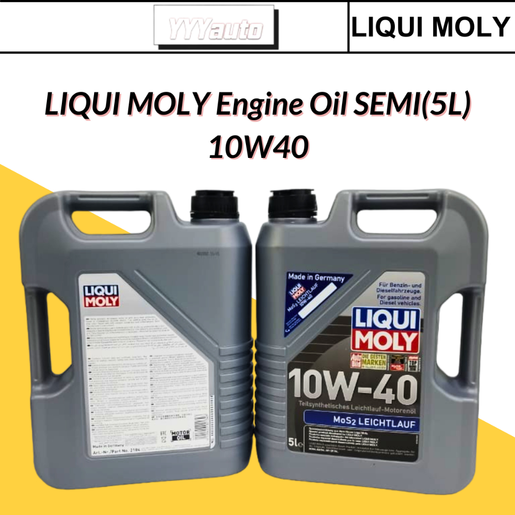 ORIGINAL Liqui Moly MOLYGEN 10W40 MoS2 Leichtlauf Semi Synthetic Engine