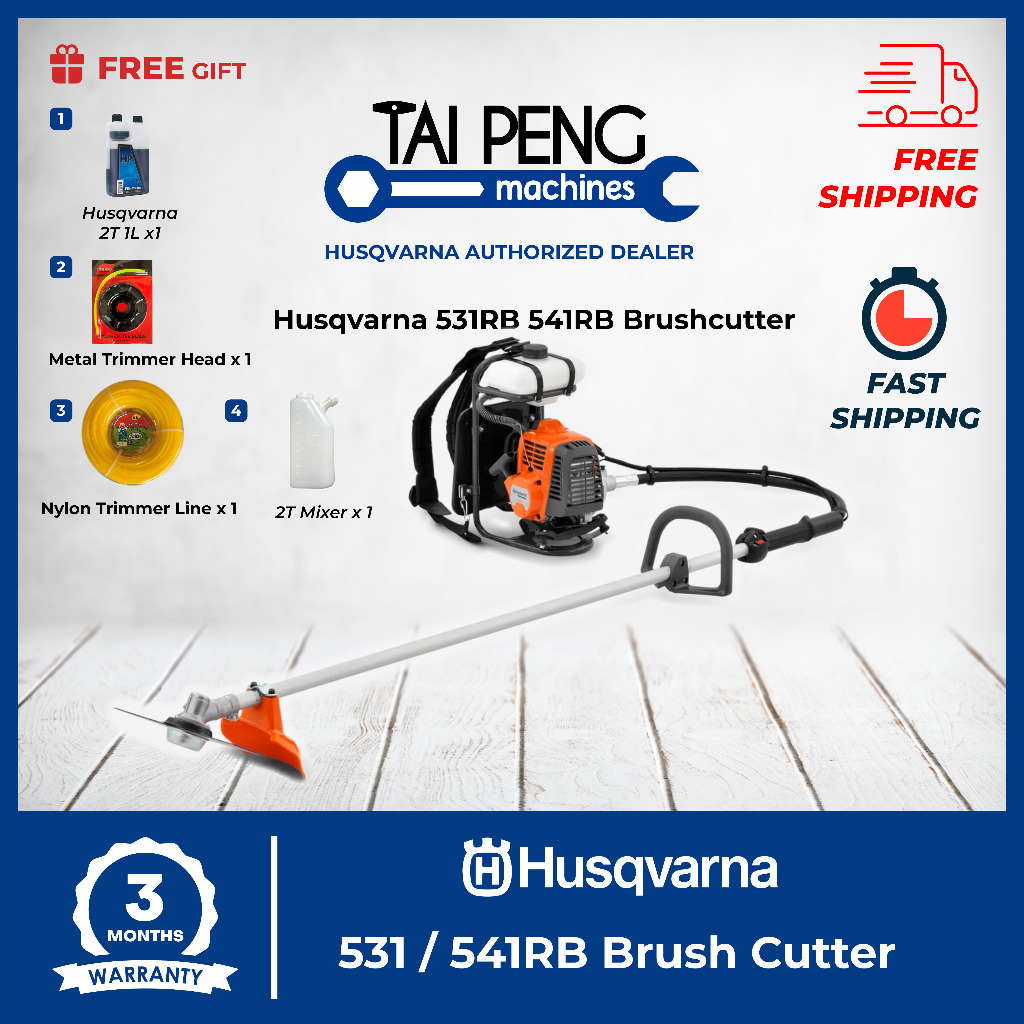 Husqvarna 531RB 541RB Backpack Brush Cutter husqvarna Mesin Rumput