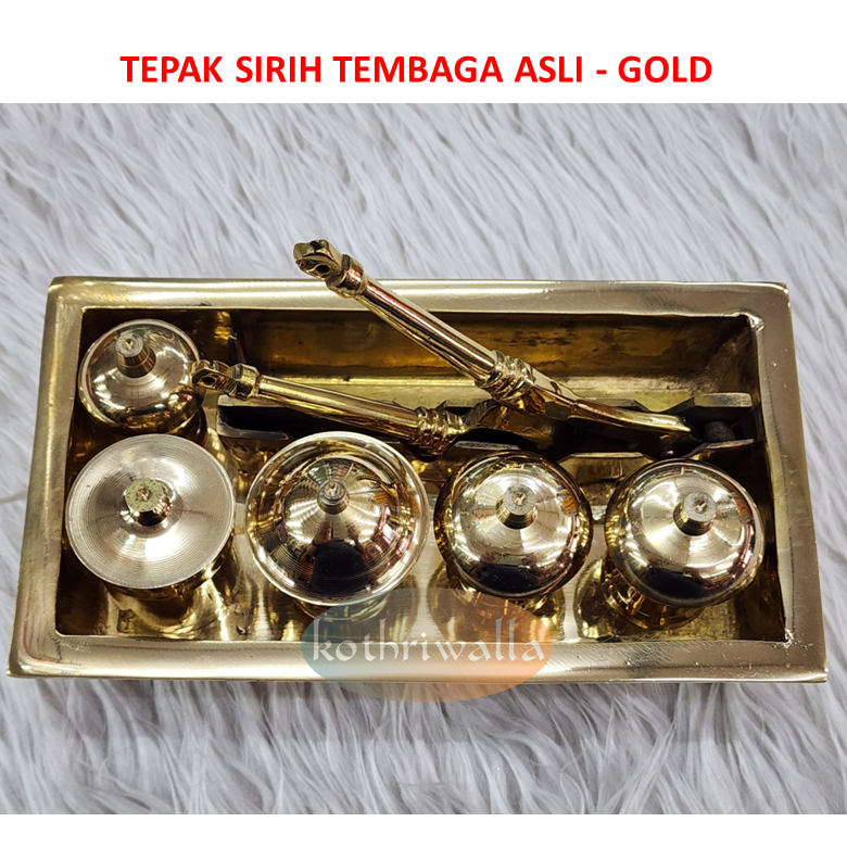 Tepak Sirih Tembaga Hiasan Pengantin Tepak Tradisional | Shopee Malaysia