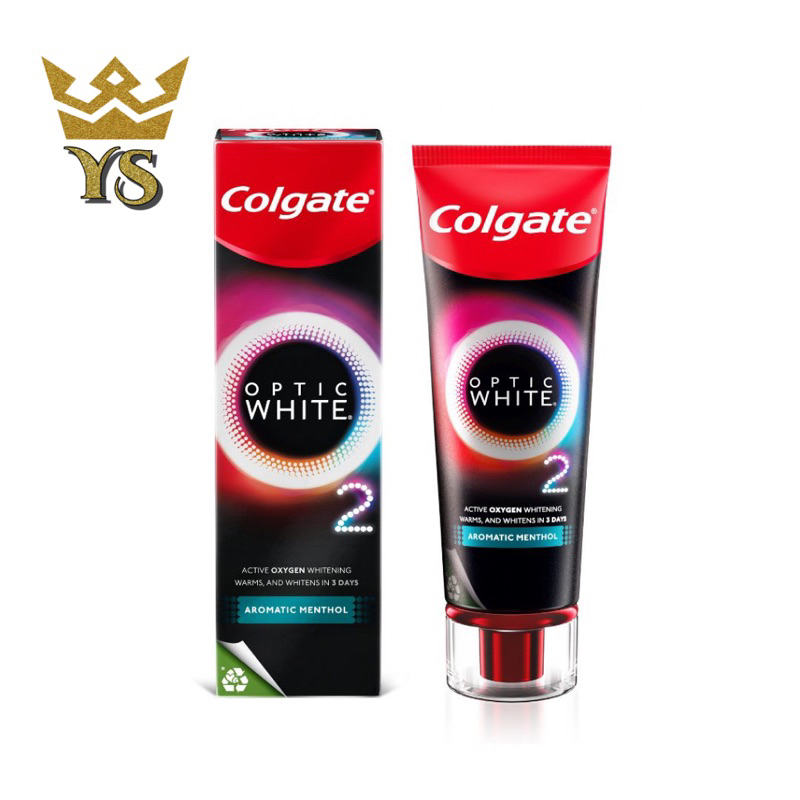 Colgate Optic White O2 Oxygen Whitening Toothpaste With Aroamtic ...