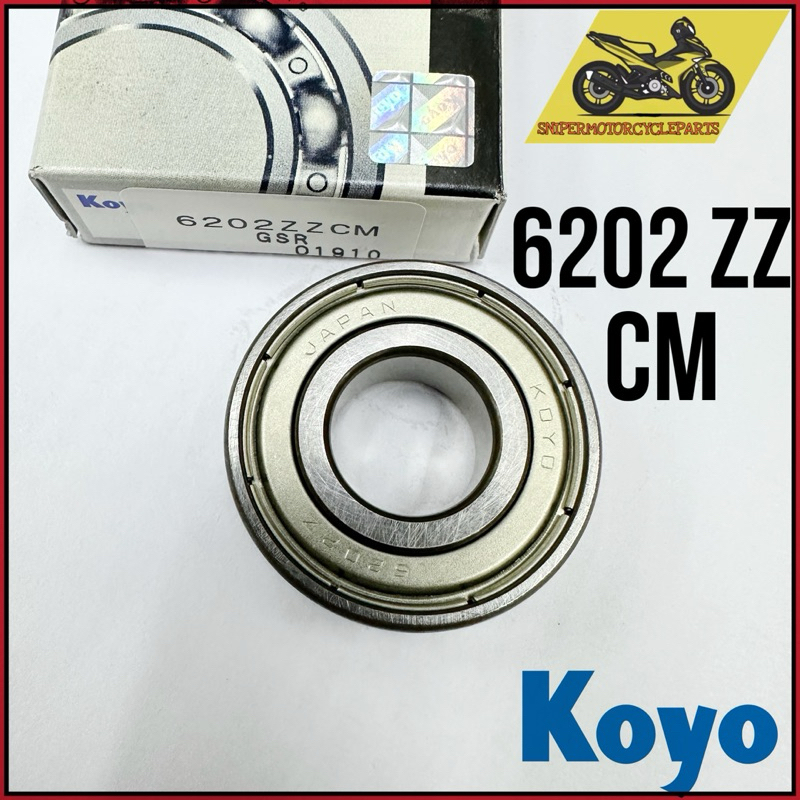 KOYO BEARING 6202 ZZ CM 2RS CM 100% ORIGINAL KOYO MADE IN JAPAN ...