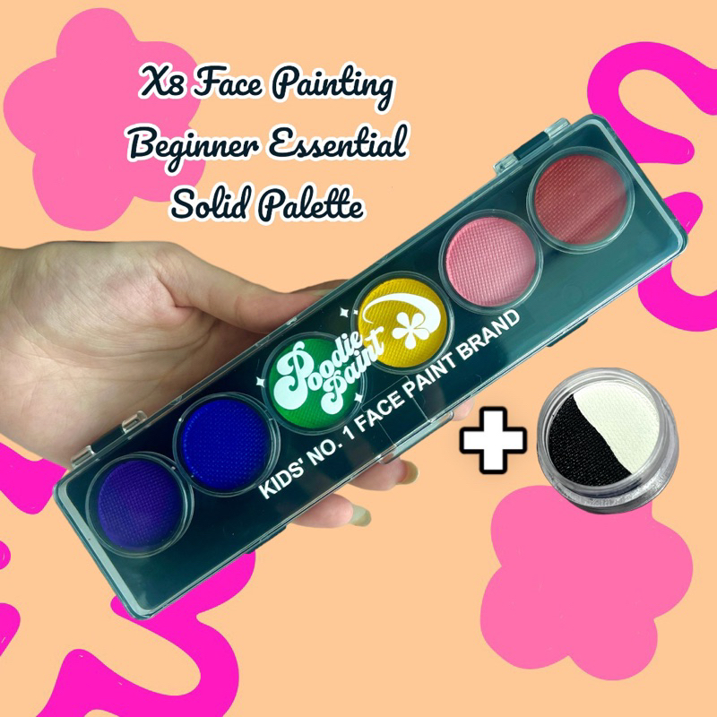 X8 Professional Beginner Face Painting Essential Solid Palette Shopee