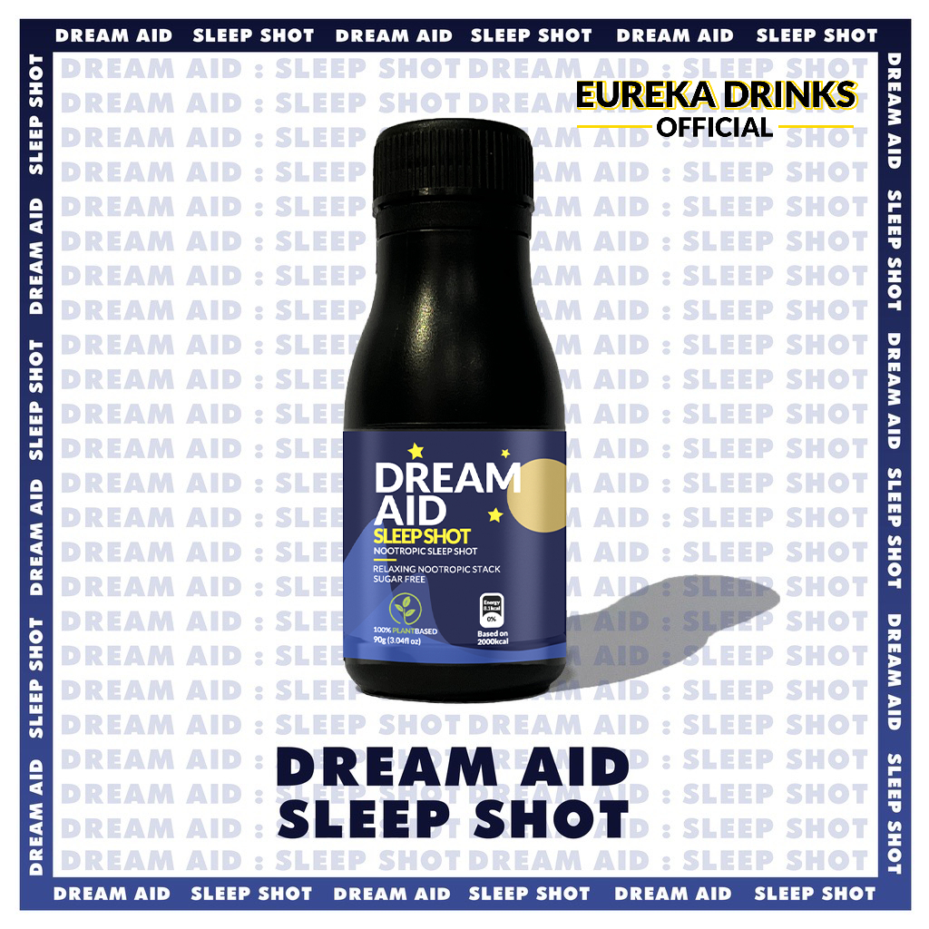 Eureka Drinks Dream Aid Sleep Shot, Nootropic Sleep Shot 90 ml x 3