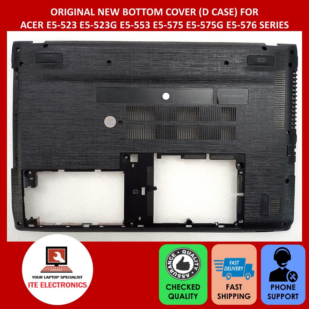 Acer Coperchio Schermo LCD Originale Per Serie Aspire E5-575 - Colore Nero - Pezzo Di Ricambio Nuovo - 3