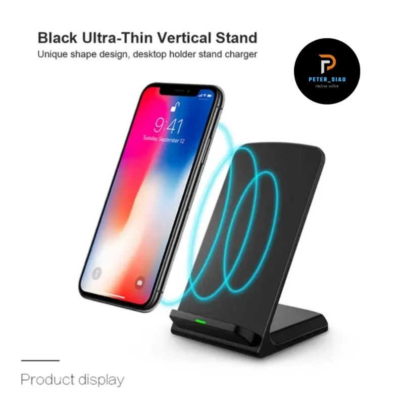 15w Fast wireless charger (Android & apple) Shopee Malaysia