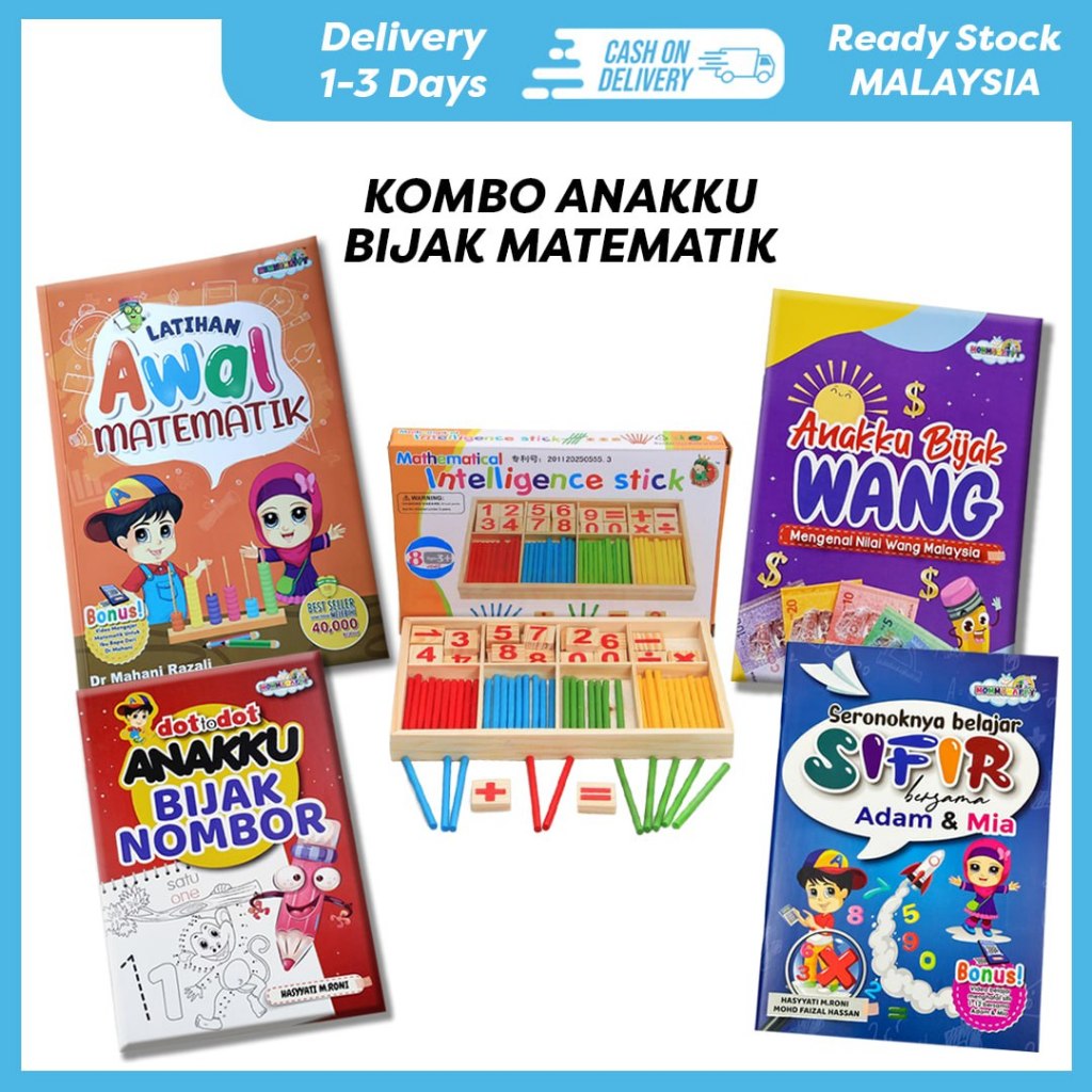 Mommy Happy Mathematical Intelligent Stick Bahan Bantu Belajar