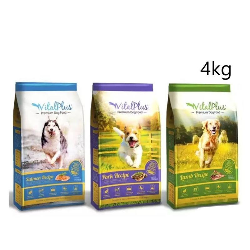 Vitalplus Premium Dog Food 4KG Shopee Malaysia