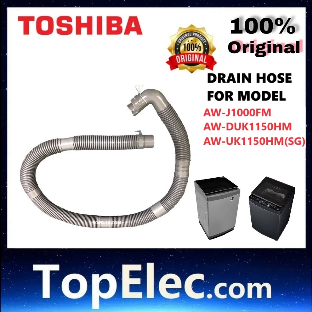 ORIGINAL TOSHIBA WASHING MACHINE AWJ1000FM AWDUK1150HM(SG) DRAIN HOSE