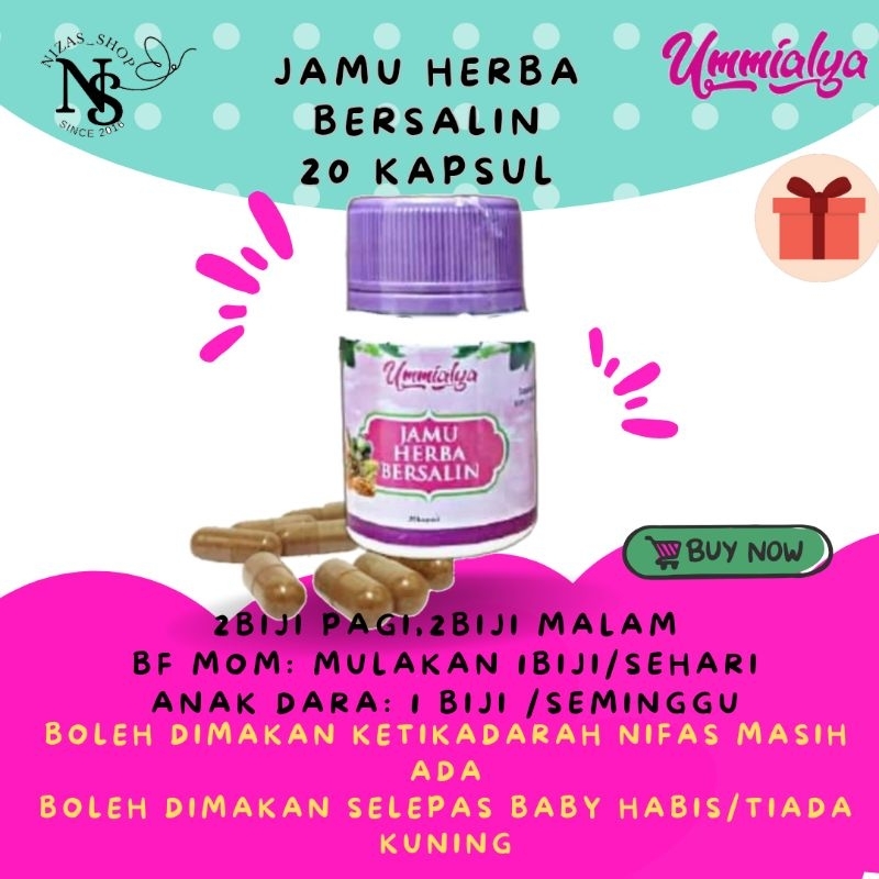 Ummialya Jamu Herba Bersalin Air Rebusan Akar Kayu Sepang Kederang