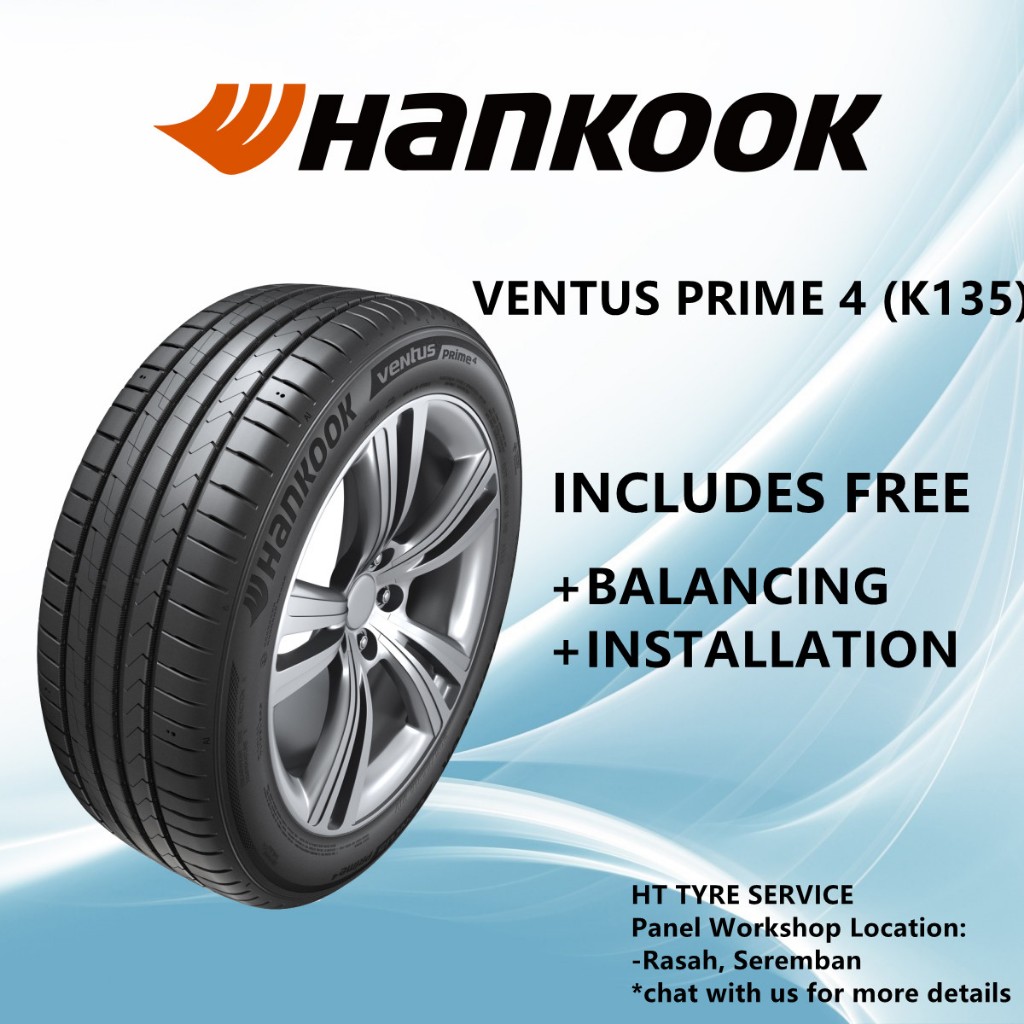 HANKOOK VENTUS PRIME 4 K135 /EV/ A 15 16 17 18 19 Inch Tyre Tayar Tire ...