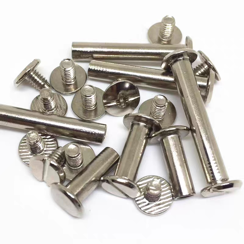 1pack 100sets MENU Book Screw Book Binding Screw Restaurant Menu Screw ...