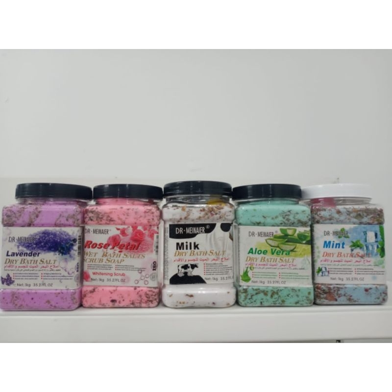 Dry bath salt & aromaterapi 1kg(skrub garam) | Shopee Malaysia