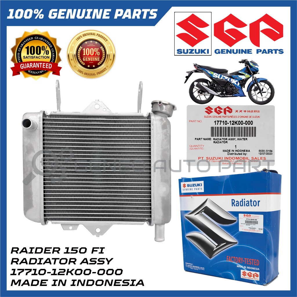 [17710-12K00-000] SUZUKI RAIDER 150 FI FUEL INJECTION RADIATOR ASSY ...