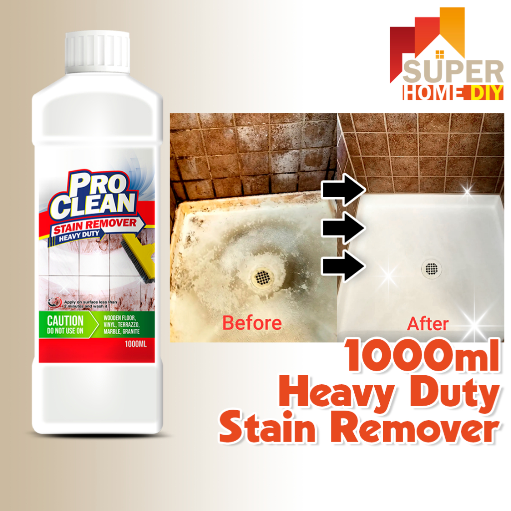 1000ML Pro Clean Super Heavy Duty Stain Remover Toilet Cleaner Floor ...