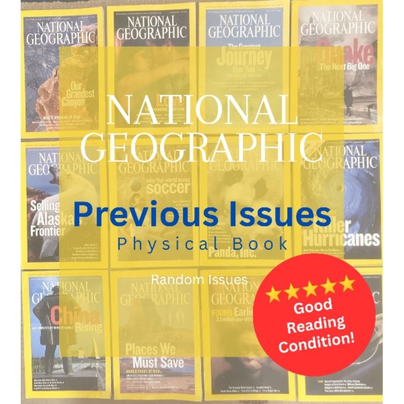 National Geographic Magazine Old Issues Pass Previous Issues Majalah ...