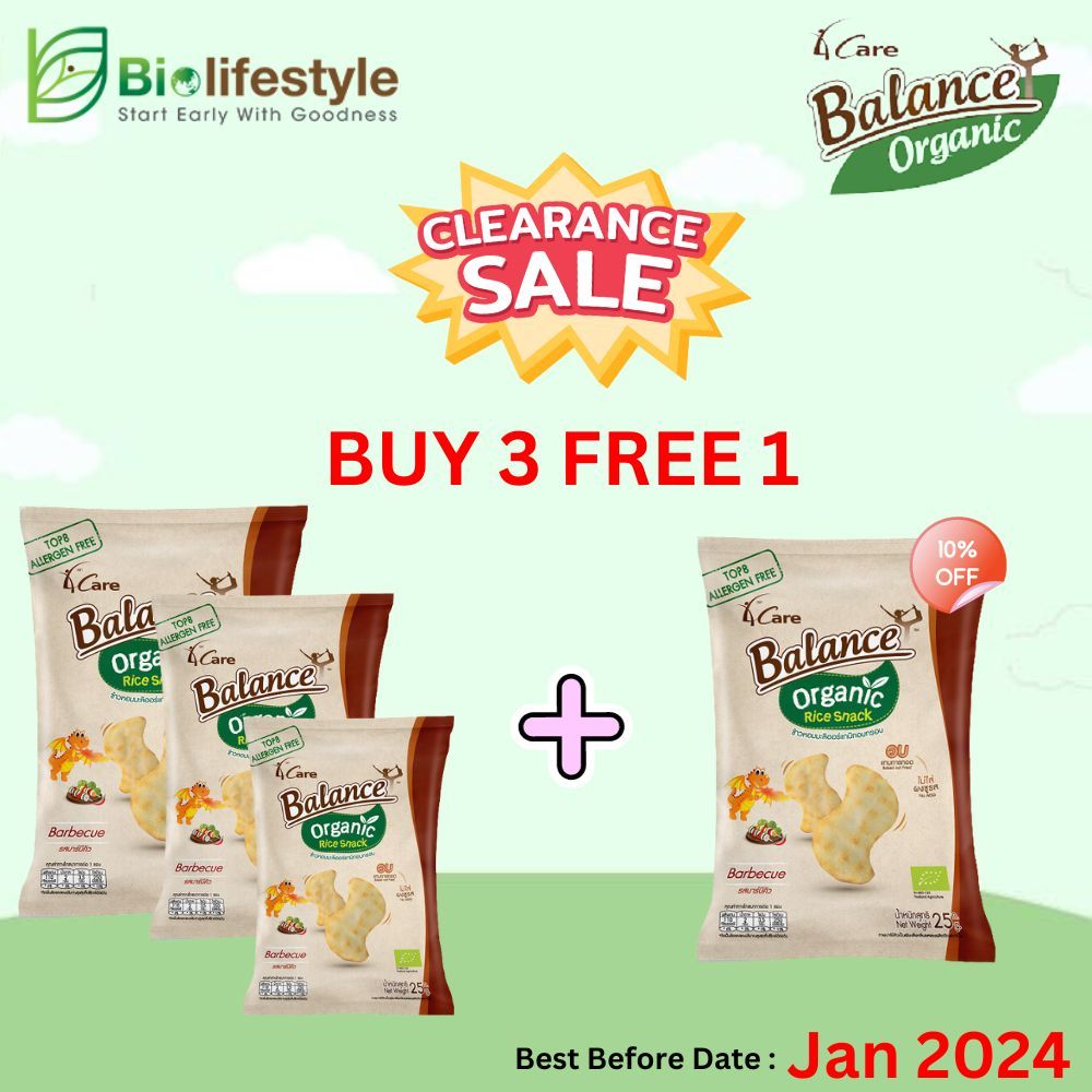 Balance Organic Rice Snack Barbecue (25g) | Shopee Malaysia