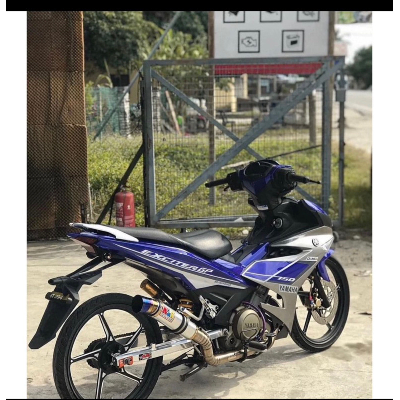 COVERSET EXCITER GP 2015 Y15 V1V2 FREE AMBLEM LOGO YAMAHA Shopee