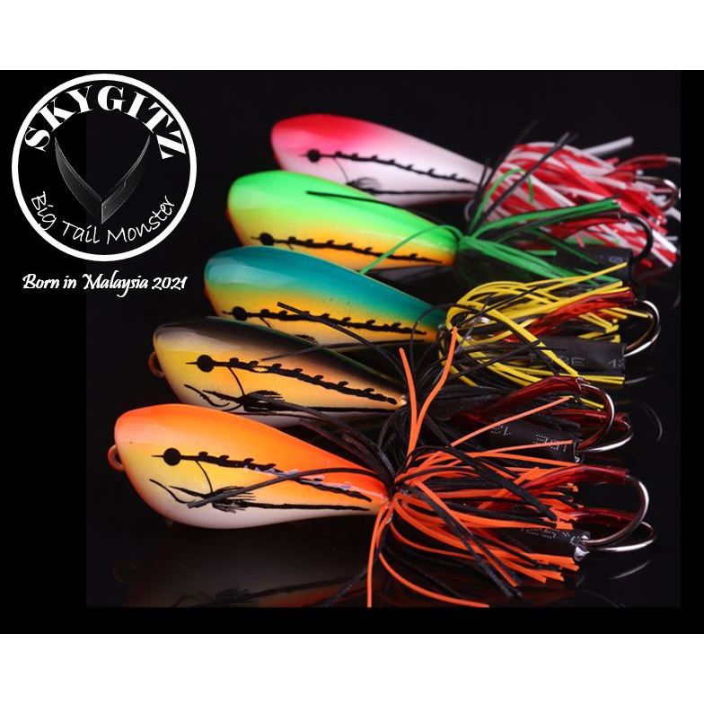 SKYGITZ MALAYSIA Jump Frog HARUAN TOMAN FISHING LURE 55mm | Shopee Malaysia