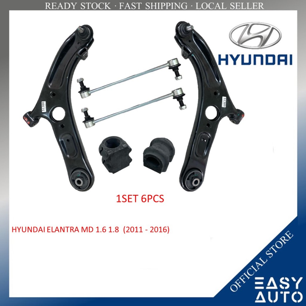 Front Left + Right Air Suspension Strut Set (2 Pieces) For Hyundai Equus 2011-2016