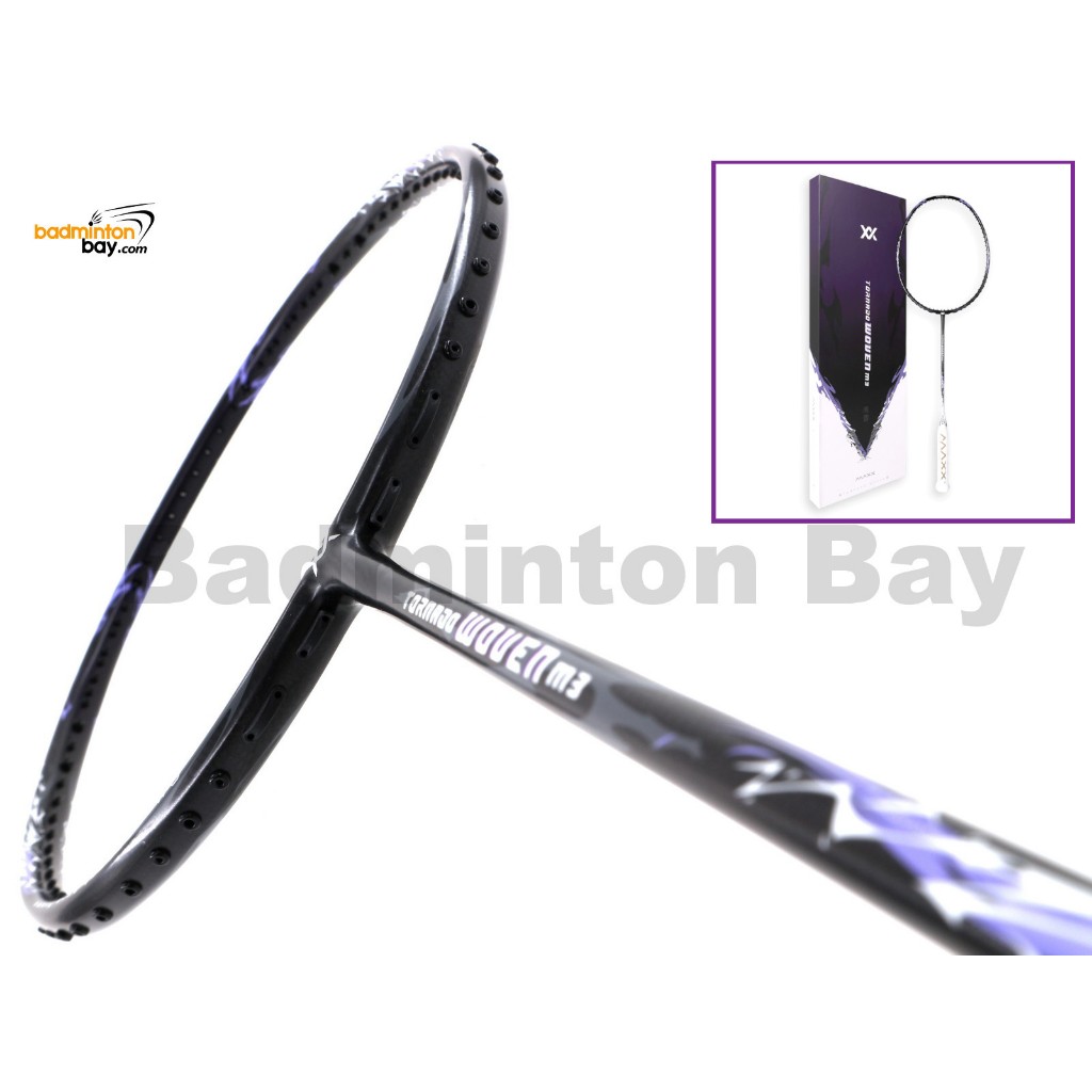 Maxx Tornado Woven M3 Badminton Racket 4U-G6 With Boutique Box | Shopee ...
