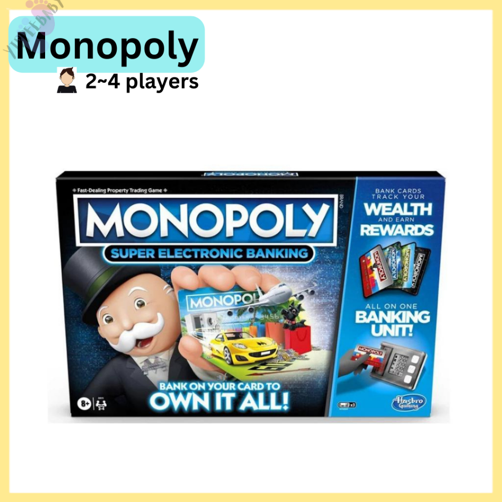 Monopoly Super Electronic Banking Board Game, Electronic Banking Unit