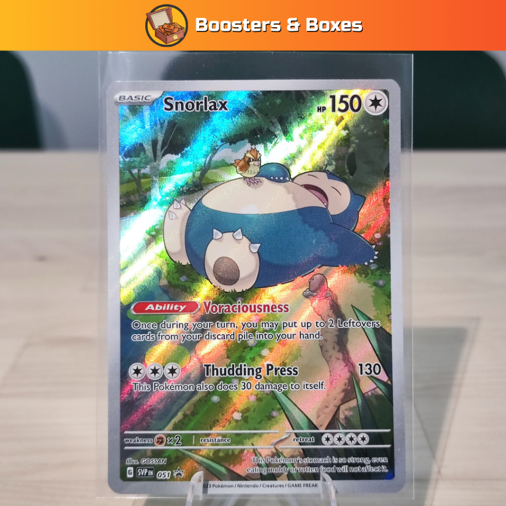Snorlax (SVP051) [Scarlet & Violet Black Star Promos] Shopee Malaysia