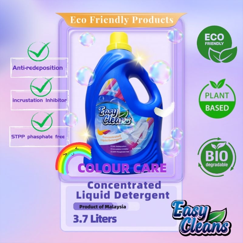 3.7L (Eco Friendly) Easy Cleans Concentrated Liquid Detergent