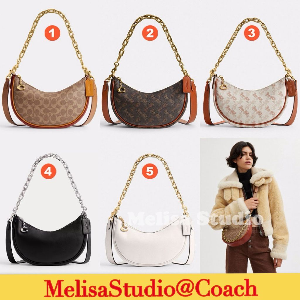 Coach half moon bag sale