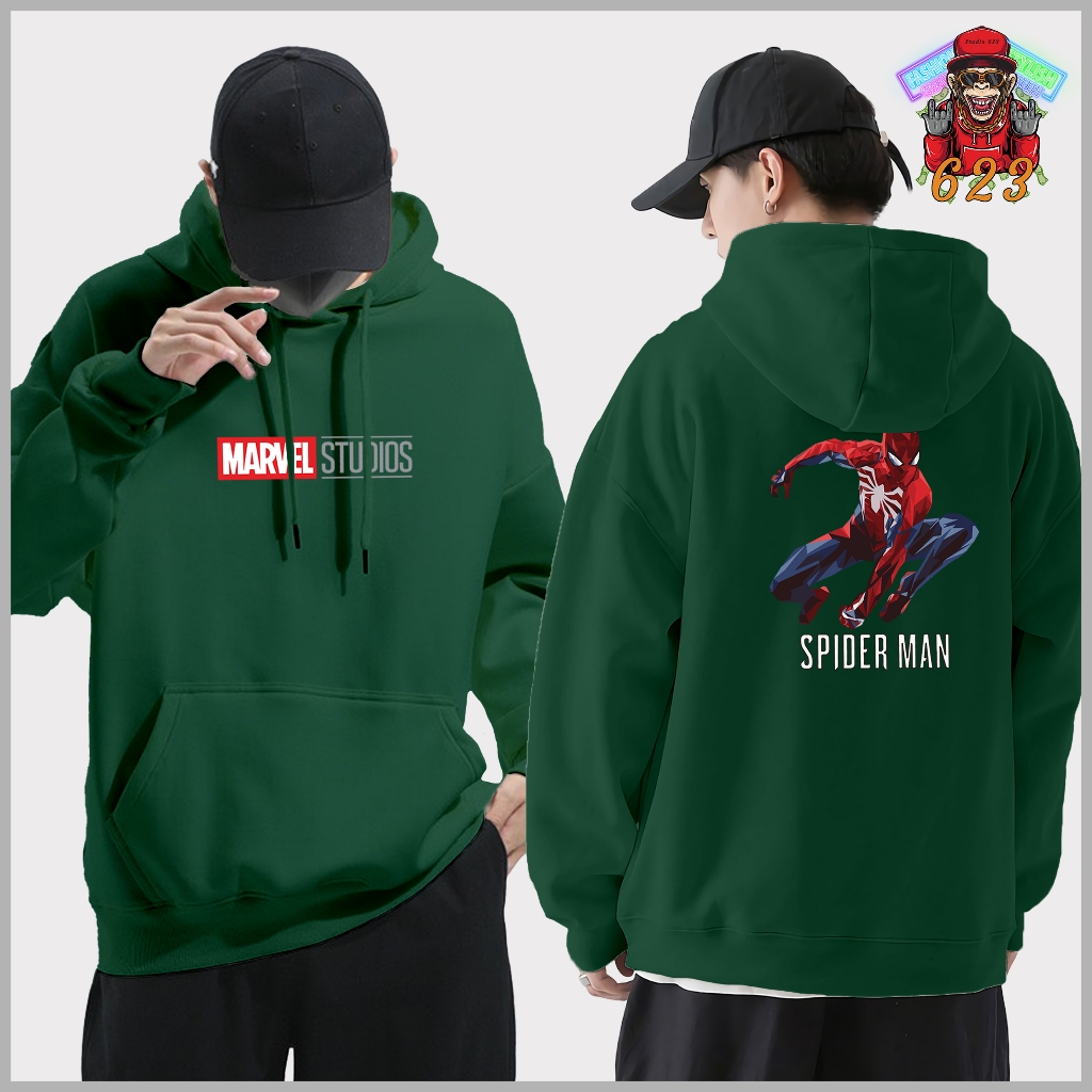 Marvel Spider Man Hoodie Pullover Jacket Baju Lelaki Fashion Streetwear Hoodie Unisex Hoodie Man Women Shopee Malaysia