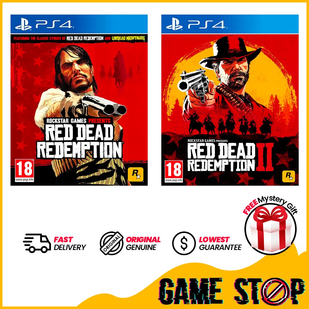 PS4 Red Dead Redemption 1 / Red Dead Redemption 2 Chinese/English ...