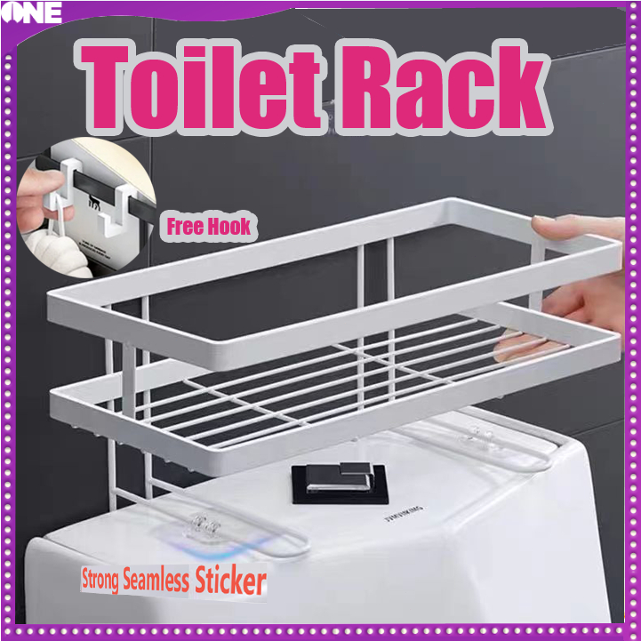 FJONE Toilet Rack Toilet Bowl Storage Rack Stainless Steel Toilet Shelf ...