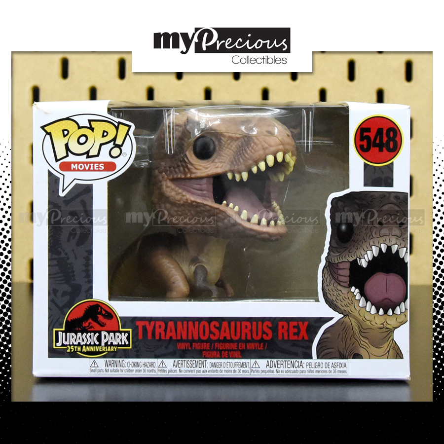 Funko Pop Movies Jurassic Park 548 Tyrannosaurus Rex Pop! Vinyl World T ...