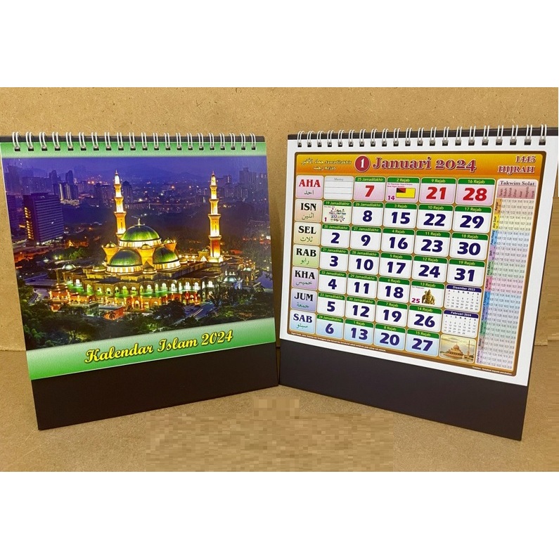 TABLE ISLAMIC CALENDAR 2024 | Shopee Malaysia