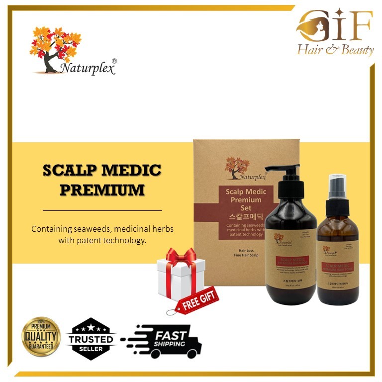 【GIFT】Naturplex Korea Scalp Medic Premium Shampoo & Hair Tonic Set