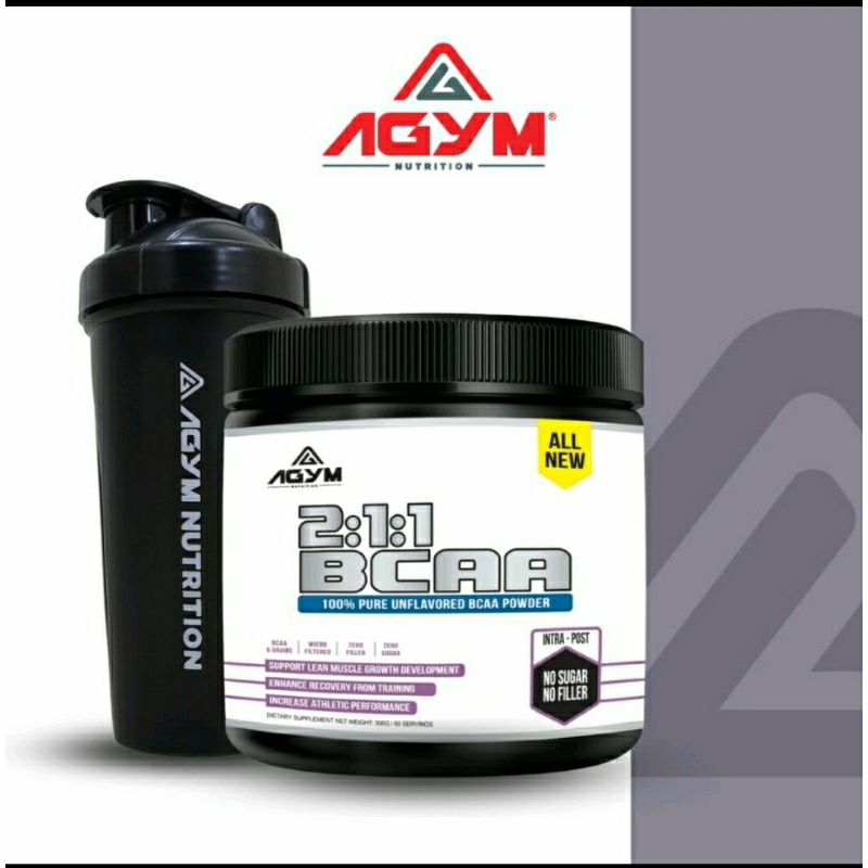 Agym BCAA 60 SERVING 211 (300 GRAM)EXPIRED BULAN 05/2024 Shopee