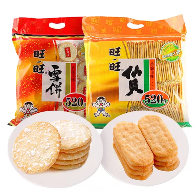 [巨型包装] 旺旺仙贝雪饼 [BIG PACK] WANG WANG XIAN BEI/XUE BING 520G | Shopee Malaysia