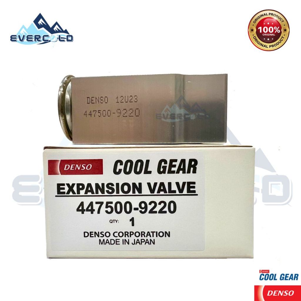 Original Denso Cool Gear 4475009220 Expansion Valve (Myvi, Alza, Viva, Avanza, Axia, Hilux